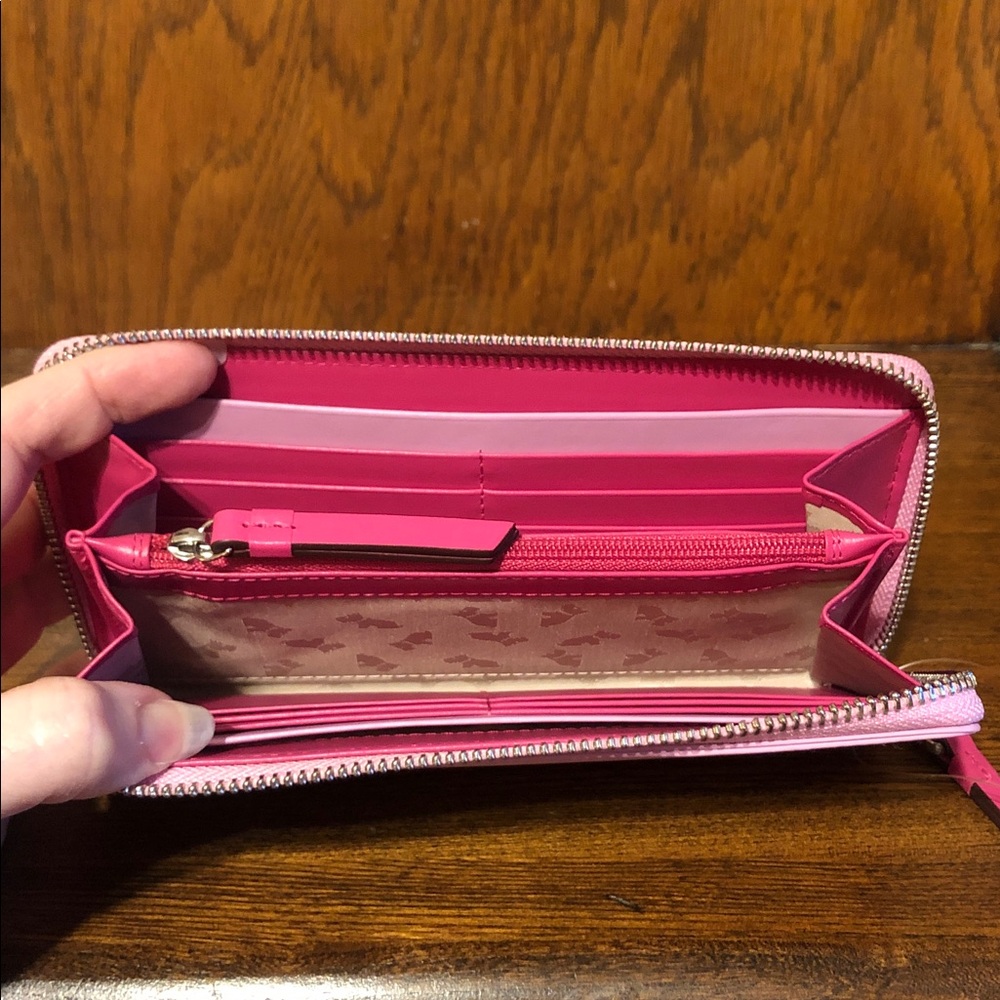 NWT-Radley London-Feeling Sweet-Ice Cream🍦Lg Zip Around Wallet-Sugar Pink-$135 - Picture 7 of 12